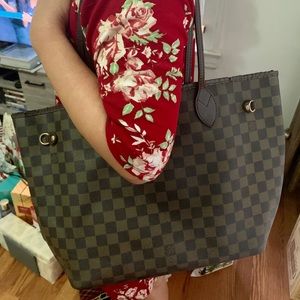 AUTHENTIC LV NEVERFULL DAMIER GM